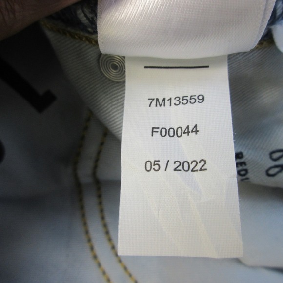 Lucky Brand 412 Athletic Slim Jeans Men 33x30 Blue Cotton Denim Distressed 710 - Picture 5 of 14